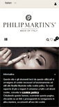 Mobile Screenshot of philipmartins.it
